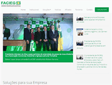 Tablet Screenshot of facieg.com.br